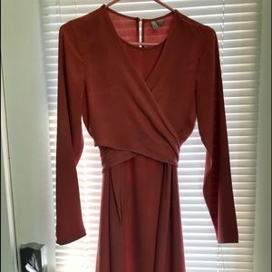 ASOS Midi Coral colored Maternity Nursing Dress Size 6